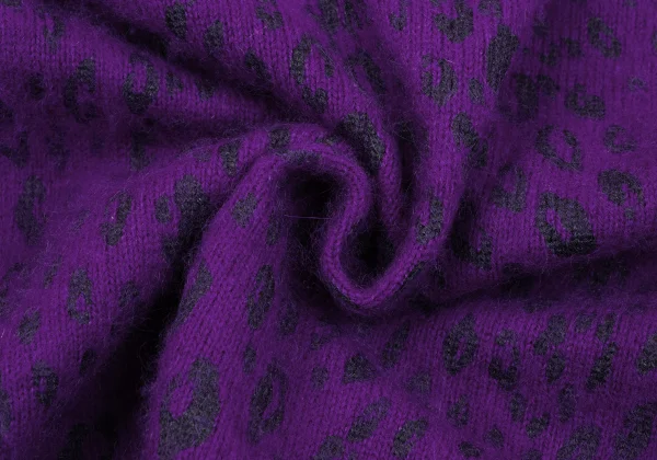 tricot COMME des GARCONS Dyed Leopard Print Knit Sweater K-163287_010