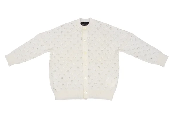 tricot COMME des GARCONS Wool Openwork Knit Cardigan K-163288_002