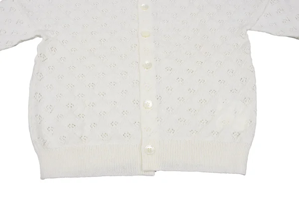 tricot COMME des GARCONS Wool Openwork Knit Cardigan K-163288_007