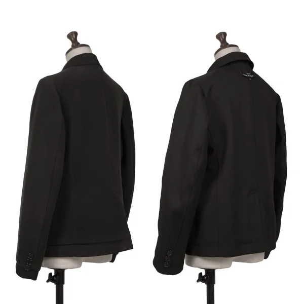 tricot COMME des GARCONS Wool Fleece Switching Reversible Jacket K-163289_002