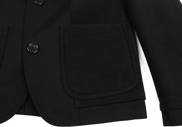 tricot COMME des GARCONS Wool Fleece Switching Reversible Jacket K-163289_009