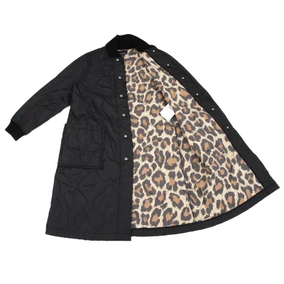 tricot COMME des GARCONS Leopard Print Lining Padded Quilting Coat