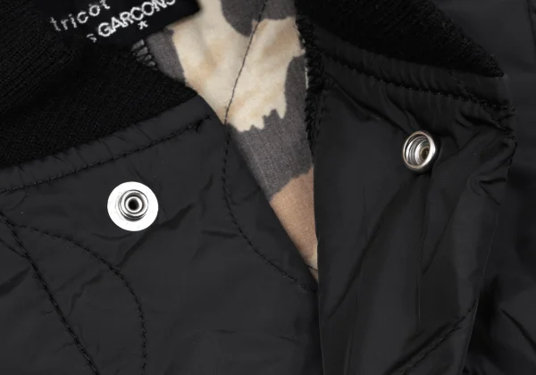 tricot COMME des GARCONS Leopard Print Lining Padded Quilting Coat K-163290_007