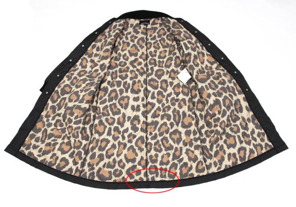 tricot COMME des GARCONS Leopard Print Lining Padded Quilting Coat K-163290_013