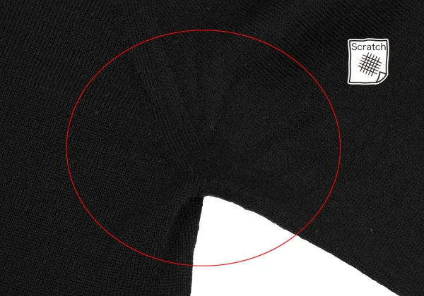 COMME des GARCONS Wool Message Knit K-163291_004