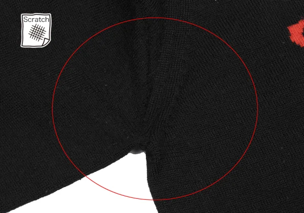 COMME des GARCONS Wool Message Knit K-163291_005