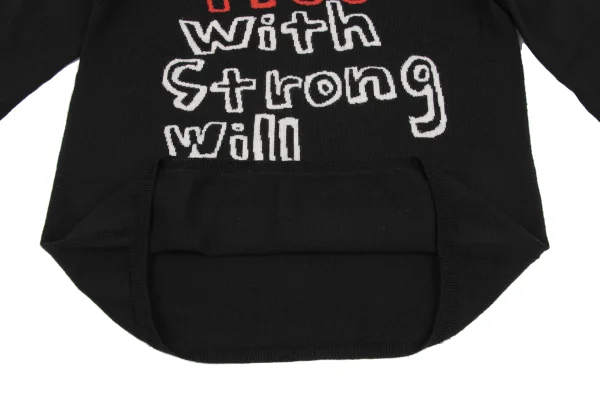 COMME des GARCONS Wool Message Knit K-163291_013