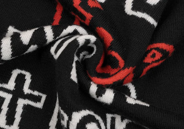 COMME des GARCONS Wool Message Knit K-163291_016