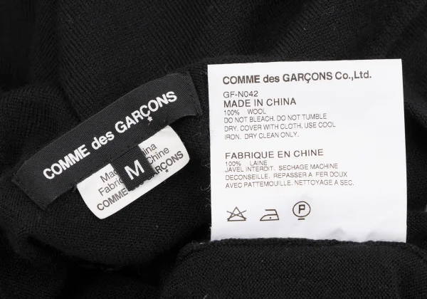 COMME des GARCONS Wool Message Knit K-163291_017