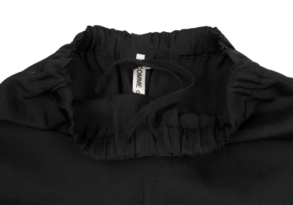 COMME des GARCONS Nylon Cut-off Switching Cropped Pants K-163292_004