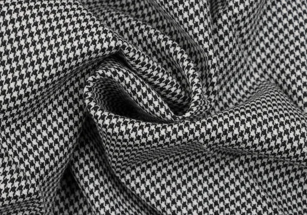 COMME des GARCONS Wool Side Cutting Houndstooth Pleats Skirt K-163293_008