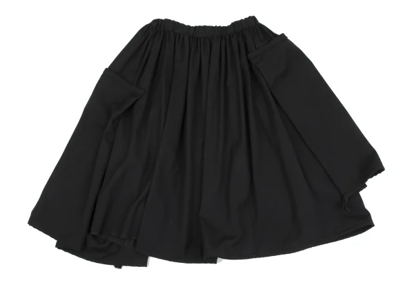 COMME des GARCONS Wool Gaba Side Pouch Design Skirt K-163294_002