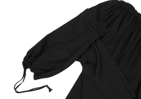 COMME des GARCONS Wool Gaba Side Pouch Design Skirt K-163294_009