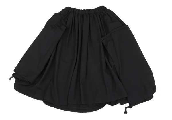 COMME des GARCONS Wool Gaba Side Pouch Design Skirt K-163294_013