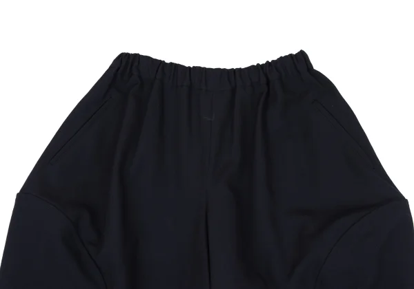 COMME des GARCONS Wool Gaba Round Switching Wide Cropped Pants K-163296_002