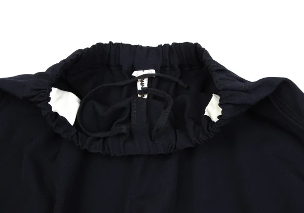 COMME des GARCONS Wool Gaba Round Switching Wide Cropped Pants K-163296_004