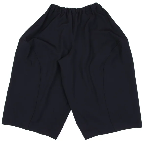 COMME des GARCONS Wool Gaba Round Switching Wide Cropped Pants K-163296_008