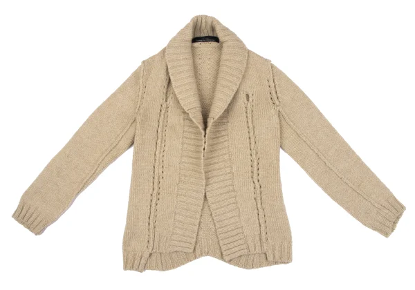 tricot COMME des GARCONS Hole Design Buttonless Knit Cardigan K-163299_002