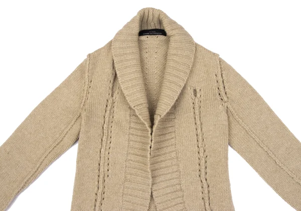 tricot COMME des GARCONS Hole Design Buttonless Knit Cardigan K-163299_003