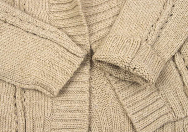 tricot COMME des GARCONS Hole Design Buttonless Knit Cardigan K-163299_006