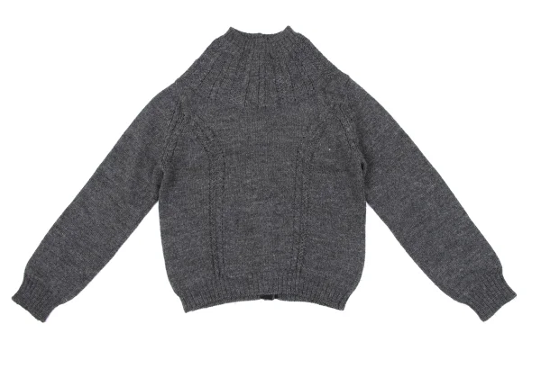 tricot COMME des GARCONS Back Opening Wool Knit Cardigan K-163300_002