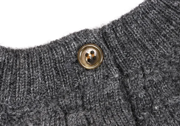 tricot COMME des GARCONS Back Opening Wool Knit Cardigan K-163300_009