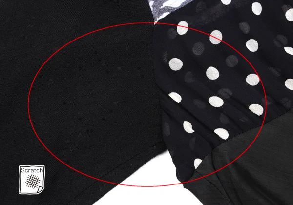 tricot COMME des GARCONS Different Material Switching Shirt K-163301_005