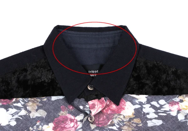 tricot COMME des GARCONS Different Material Switching Shirt K-163301_006