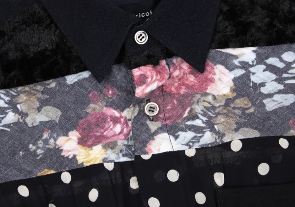 tricot COMME des GARCONS Different Material Switching Shirt K-163301_009