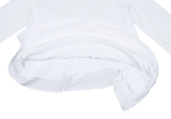 tricot COMME des GARCONS Cotton Switching Tiered Round Collar T-shirt K-163302_011