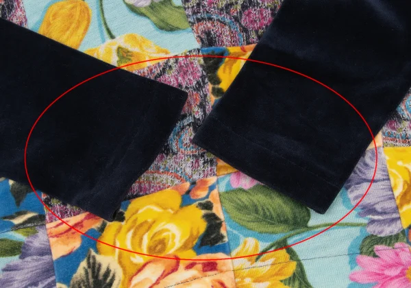 tricot COMME des GARCONS Floral Patchwork Velour Top K-163303_009