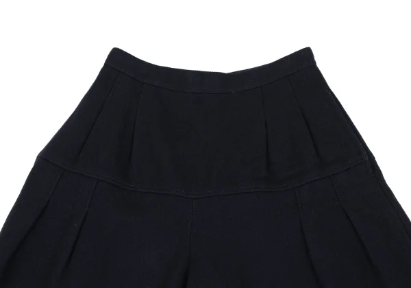 tricot COMME des GARCONS Wool Blend Tuck Design Cropped Wide Pants K-163305_002