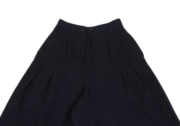 tricot COMME des GARCONS Wool Blend Tuck Design Cropped Wide Pants K-163305_007
