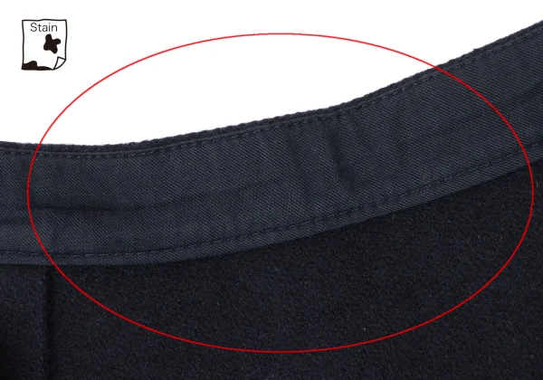 tricot COMME des GARCONS Wool Blend Tuck Design Cropped Wide Pants K-163305_010