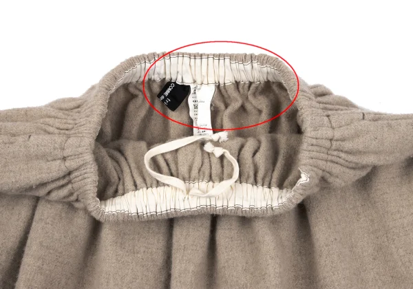tricot COMME des GARCONS Fulling Wool Ruffle Skirt  K-163306_004