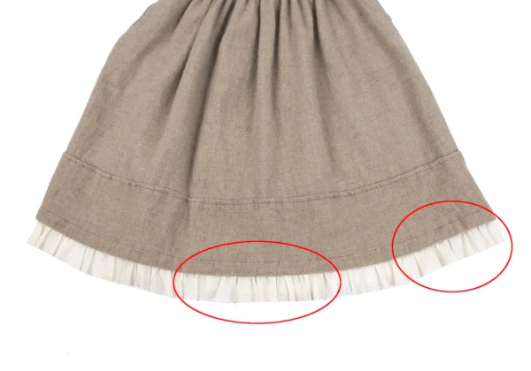 tricot COMME des GARCONS Fulling Wool Ruffle Skirt  K-163306_007