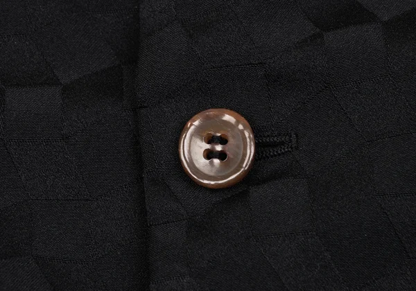 COMME des GARCONS Poly Geometric Jacquard Cutting Neck Jacket K-163307_014