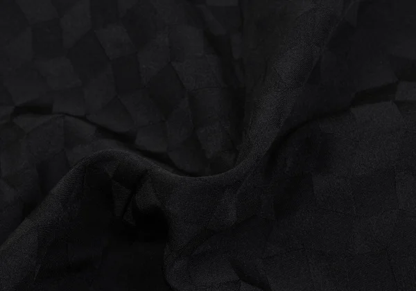 COMME des GARCONS Poly Geometric Jacquard Cutting Neck Jacket K-163307_017