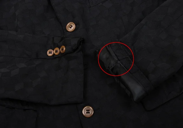 COMME des GARCONS Poly Geometric Jacquard Jacket & Shorts K-163309_007