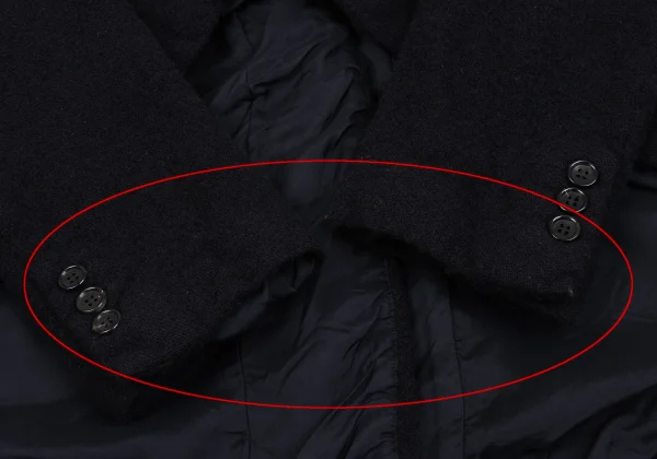 COMME des GARCONS Wool 2B Swallowtail Jacket K-163310_009