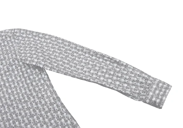 COMME des GARCONS COMME des GARCONS Cutting Cotton Check Shirt K-163312_006