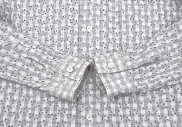 COMME des GARCONS COMME des GARCONS Cutting Cotton Check Shirt K-163312_007