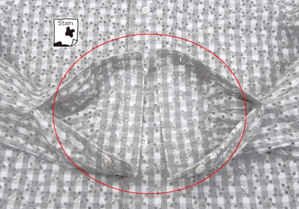 COMME des GARCONS COMME des GARCONS Cutting Cotton Check Shirt K-163312_008