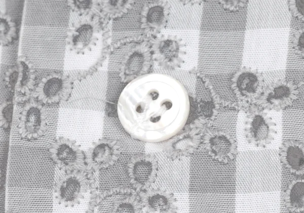 COMME des GARCONS COMME des GARCONS Cutting Cotton Check Shirt K-163312_010