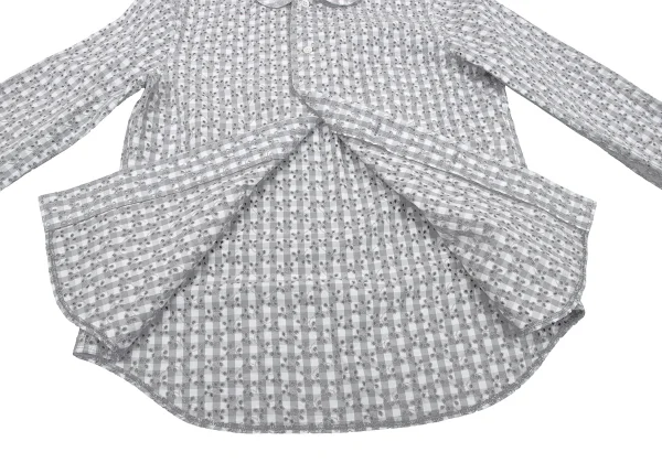 COMME des GARCONS COMME des GARCONS Cutting Cotton Check Shirt K-163312_012