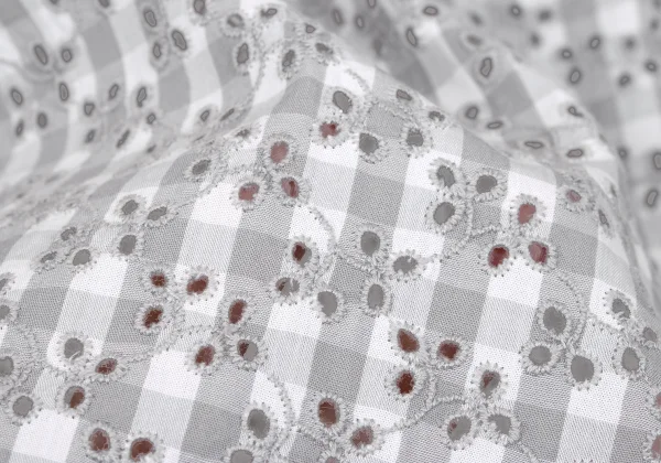 COMME des GARCONS COMME des GARCONS Cutting Cotton Check Shirt K-163312_014