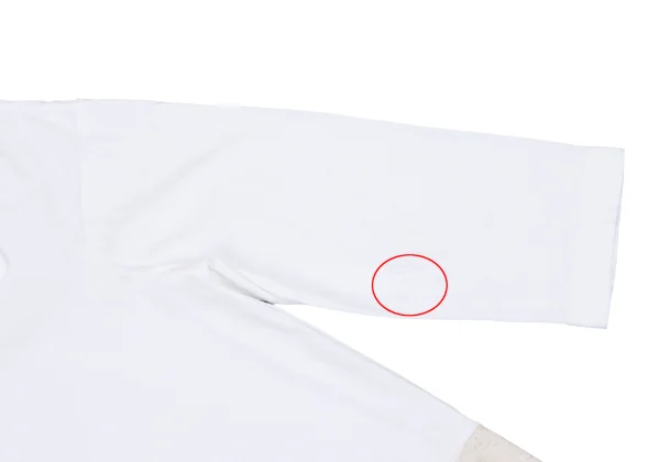 COMME des GARCONS Cotton Hem Design Square Neck T-shirt K-163314_005