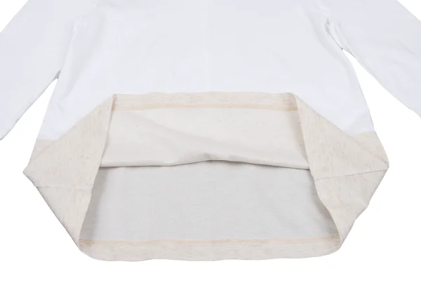 COMME des GARCONS Cotton Hem Design Square Neck T-shirt K-163314_012