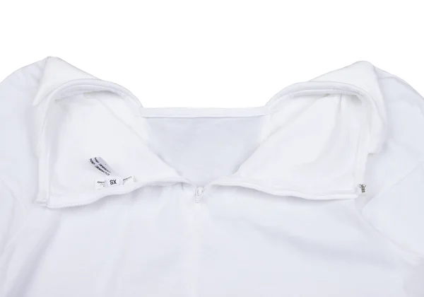 COMME des GARCONS Cotton Hem Design Square Neck T-shirt K-163314_014