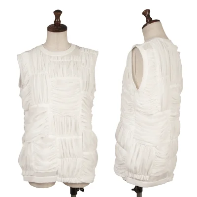 COMME des GARCONS Gather Switching Sleeveless Top